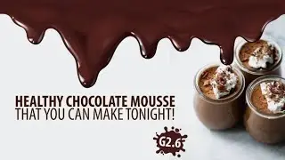 Delicious Vegan Chocolate Mousse with ZERO Refined Sugar - Optimum G2.6 Blender