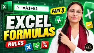 Excel Basic Formulas & Rules 🔥 | Learn Excel Formulas from Scratch | Part 5 - Culture Of Internet
