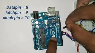 74HC595 ARDUINO SETUP & CODE || 74HC595 SERIAL IN PARLLEL OUT SHIFT REGISTER