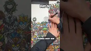 Day 92 Drawing EVERY Brawl Stars Skin - Ascended 8-Bit