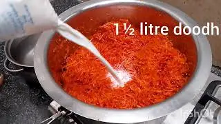 Gajar ka halwa | Doodhwala gajar ka halwa | Masala Majedar