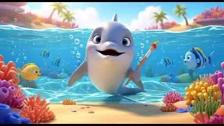 The Dolphin Who Doodled Dots | Creative and Fun Nursery Rhyme