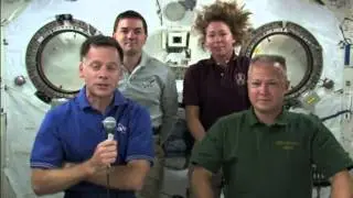 STS-135 Atlantis - Flight Day 8 Interviews - Part 3