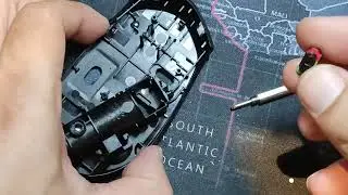 Logitech M331 mouse disassembly - bongkar, tukar & service switch rusak | dayohadayhart