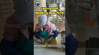 Industrial Spring Roll Molding Machine Demonstration #foodprocessing #foodmachine