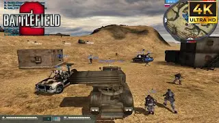 Battlefield 2 (2005) Rusmarines mod  50 vs 50  Full 4K gameplay