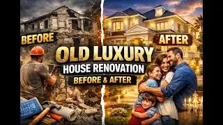Abandoned Luxury House Reborn | Full Renovation Process