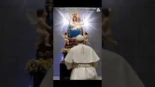 🕊✝️Virgin Mary and Baby Jesus Embrace Pope Francis &ndash; A Vision of Peace and Purity✝️🕊