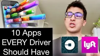 The 10 Smartphone Apps EVERY Uber & Lyft Driver Should Use!