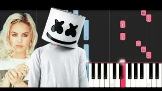 Marshmello ft Anne Marie - FRIENDS (Piano Tutorial)