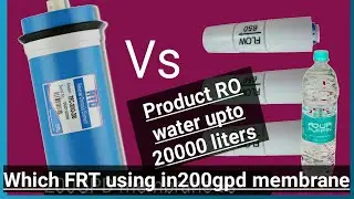 3012-200GPD RO Membrane Details. Product Water upto 20000Liters in Hindi. 200 GPD RO Water Purifier.