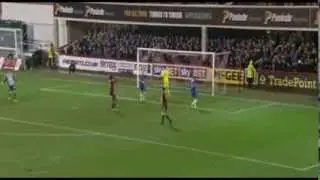 Stuart Nelson fingertip save!