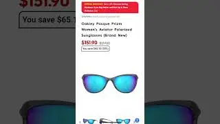 Motorhelmets Store Sale Oakley Pasque Aviator & Cohort Prizm Women's Lifestyle Polarized Sunglasses