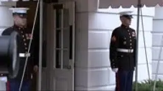 Venezuelan opposition leader Guaid  arrives at WH