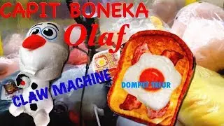 MENCAPIT BONEKA OLAF#FROZEN (CLAW MACHINE)