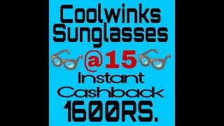 Coolwinks loot again sunglasses 15rs.