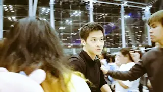 บรรยากาศ ณ สนามบินสุวรรณภูมิ ส่งเจ้าชายไปทริป Oishi Winter in Japan 10/02/2017