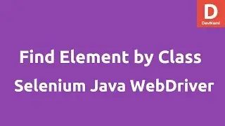 Find element by Class Name Selenium Java