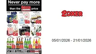 Boxer specials - EC WC January Liquor - 05/01/2026 - 21/01/2026