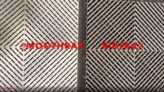 Comparatif dalle de garage SMOOTHTRAX Pro & dalles de garage RIBTRAX Pro