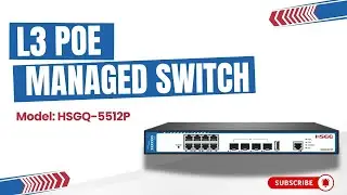 PoE Switch L3 Manageable | HSGQ 5512 | 10G Uplink | D-TECH Nepal 🇳🇵