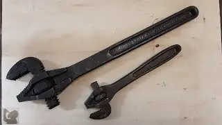 Tools! Little Giant Pipe Wrench Clean Up