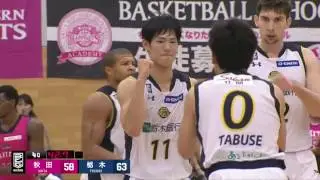 秋田ノーザンハピネッツvs栃木ブレックス｜B.LEAGUE第6節 GAME1 Highlights｜10.29.2016 プロバスケ（Bリーグ）