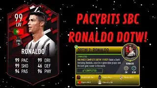 PACYBITS SBC RONALDO DRAFT OF THE WEEK!- FUT 20 Pacybits Pack Opener & Draft