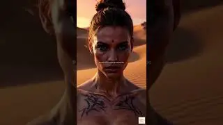 Desert Warrior : Eyes and Ink  #music #ambientsound #aiart  #bollywood  #tollywood #trending