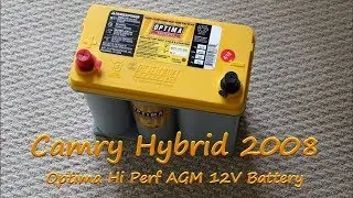 Optima Yellowtop 12V Battery for Camry Hybrid 2008