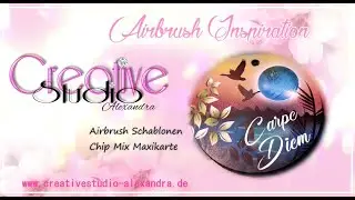 Airbrush Inspiration auf Acrylrohling