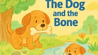 The Dog and the Bone | Gentle Bedtime Story for Kids | Read Aloud | SmartBabyToon Crayon Tales