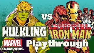 HULKLING vs IRON MAN Marvel Champions Expert Playthrough