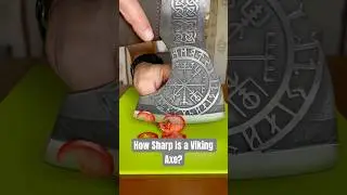 Viking Axe&hellip; Razor Sharp? ⚔️#turiv #axemaking#diycrafts