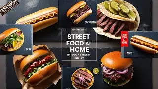 Master These 4 Classics: New York Hot Dog, Carne Asada Tacos, Smash Burger & Philly
