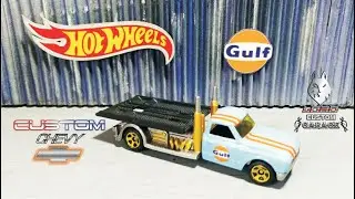 Custom Hot wheels Chevy pickup y fast bed hauler #customhotwheels
