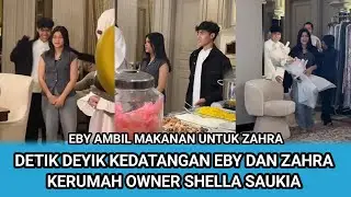 Detik detik kedatangan eby dan zahra kerumah shella saujlkia #zahby