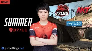 TyLoo Summer (37/11) vs NKT - de_overpass - 16-8 - POV DEMO & SETTINGS