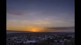 Signal Hill Hilltop Park at Sunset Time