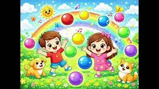 Fun with Colors and Balls | Kids Nursery Rhyme 🎵 ✅