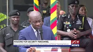 Housing for security personnel: Govt commissions 320-housing unit project at Police Training School.