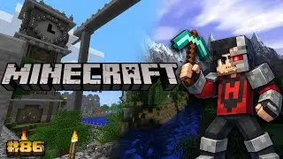Minecraft Beta 1.7.3 HUGE MOUNTAIN BUILD