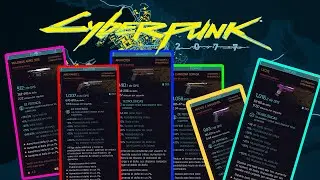 Las mejores armas de cyberpunk ! (edicion pistolas )