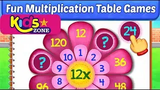 MULTIPLICATION KIDS - MATH GAMES WITH TABLES | MULTIPLICATION GAMES KIDS ZONE ANJALI 1