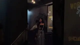 Performed live at an open mic for the first time!