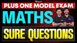 Plus One Maths | Model Exam Sure Questions | Eduport Plus One