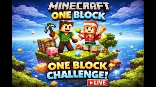 OneBlock Minecraft LIVE | Expanding From 1 Block To Full World