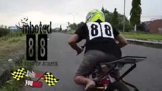 drag bike indonesia 2015 | VP mboted c Squad setting drag yamaha 125 z