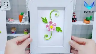 DIY quilling brilliant porcelain flowers in the rainy afternoon | Quilling design