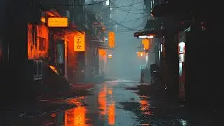 World of Darkness - Night City - Vampire the Masquerade / Cyberpunk 2077 -  Music + Rain Ambience